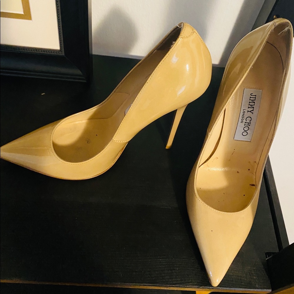Jimmy Choo Anouk Patent Leather Pumps